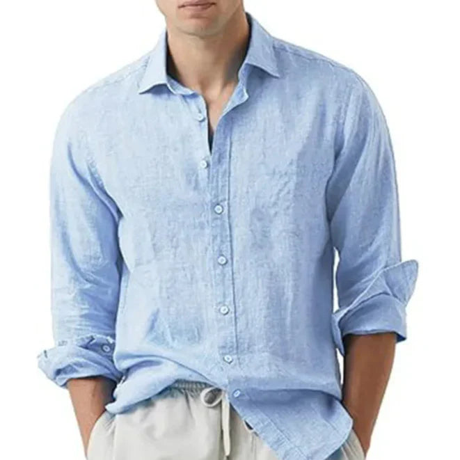 Camisa de Linho Old Money