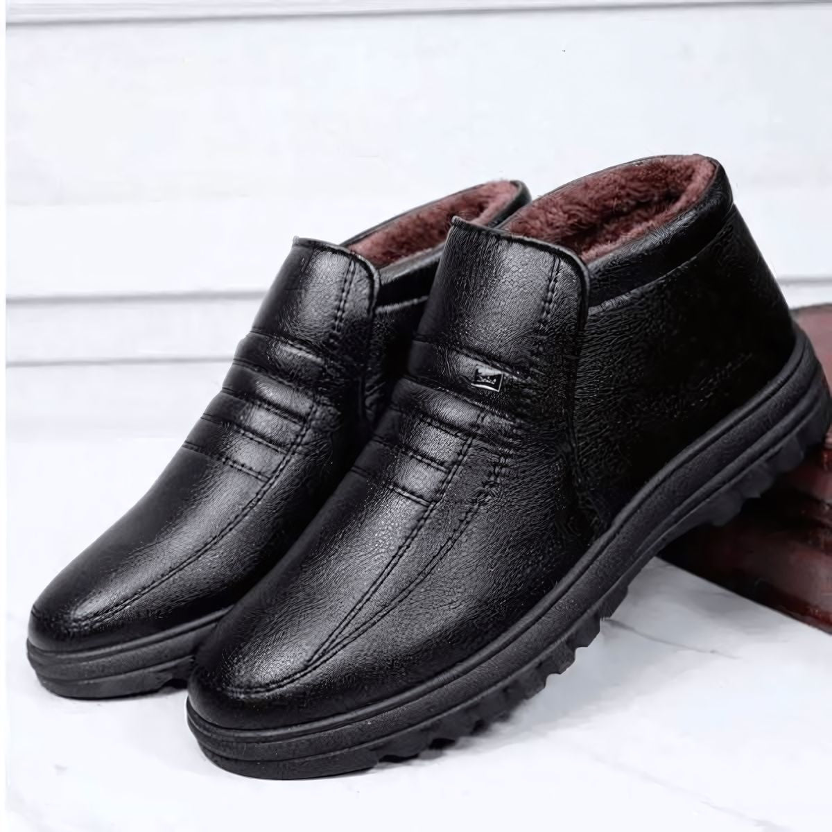 Bota Masculina de Inverno Lorennzi Forrada em Lã