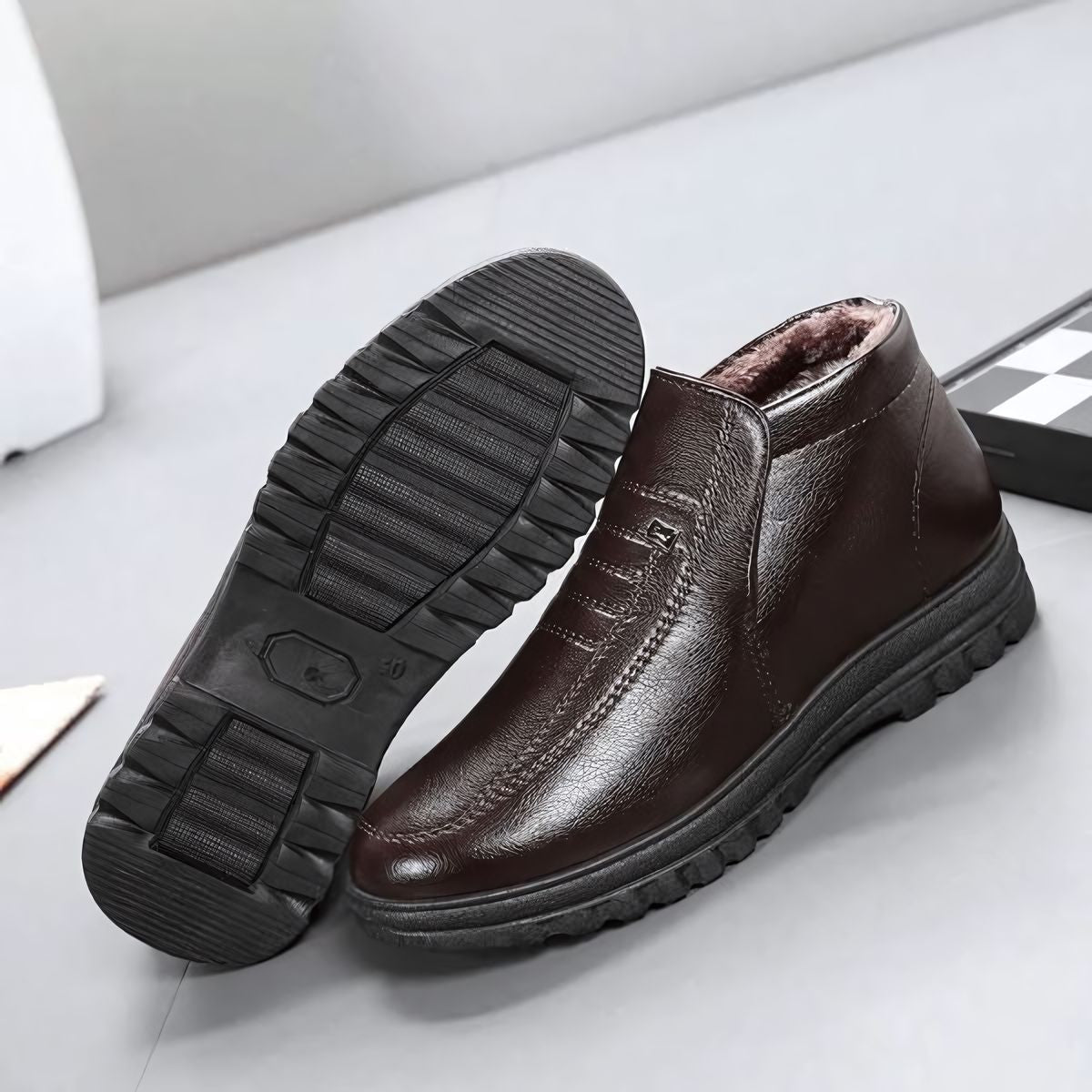Bota Masculina de Inverno Lorennzi Forrada em Lã