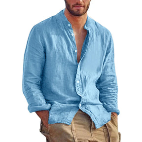 Camisa de Linho Beach Fashion