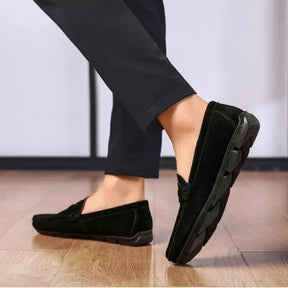 Sapato Mocassim Masculino de Camurça Lorennzi